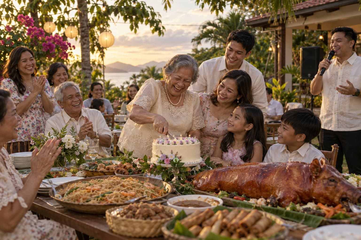 Birthday party in the Philippines