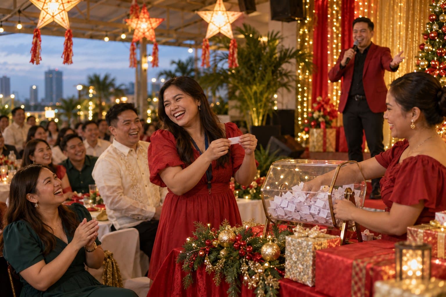Christmas party in the Philippines