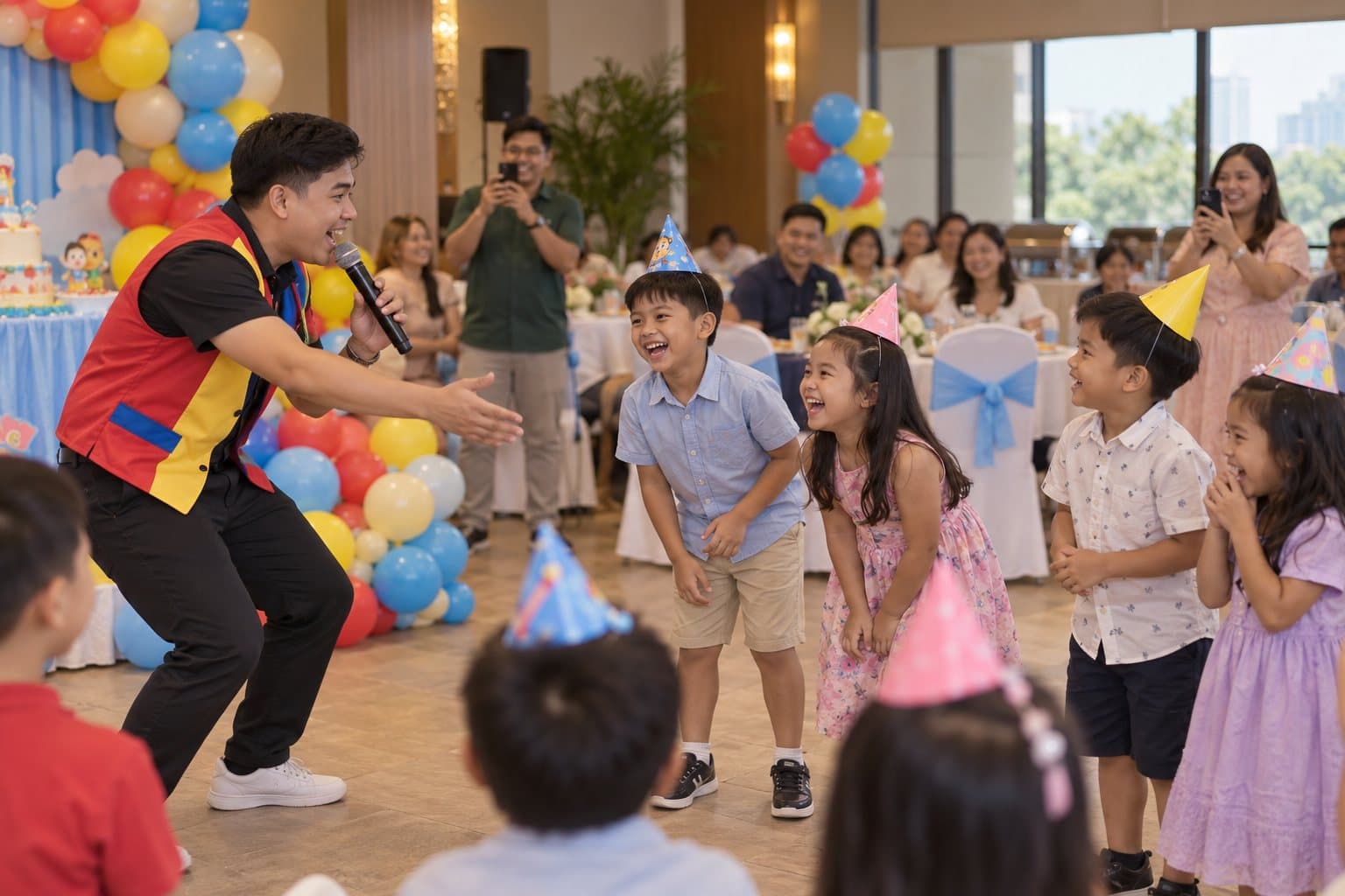 Kids' party in the Philippines
